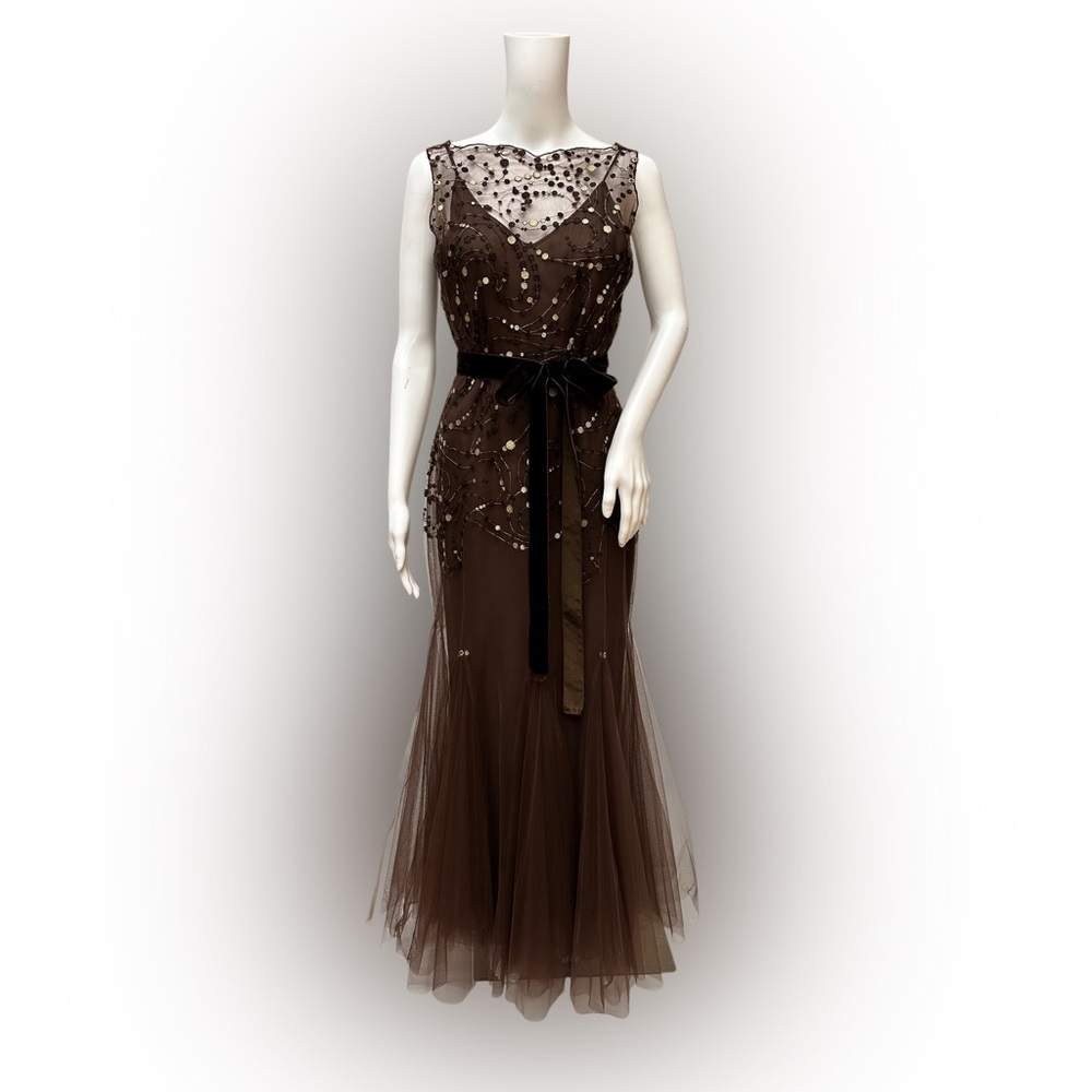 CAROL PERETZ Luxury Evening Gown size 10 - Picture 5 of 17